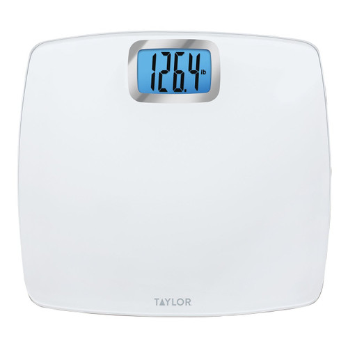 Pure White Digital Glass Bathroom Scale