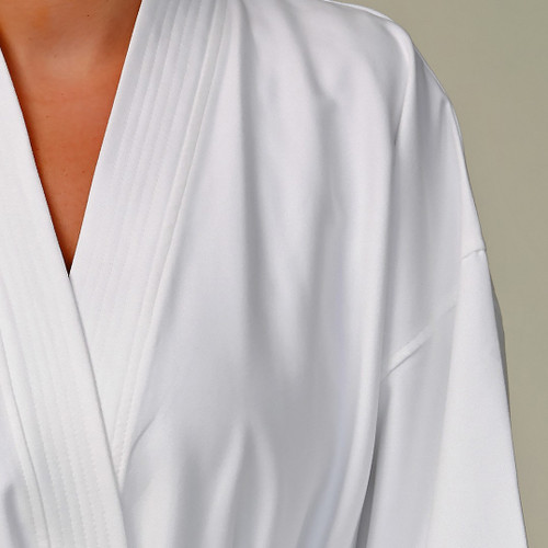 Basic Chamois Microfiber Kimono Bathrobe