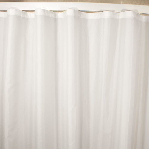 Karlon Polyester Standard Shower Curtain, White