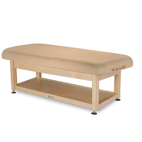 Serenity Flat Top Massage Table with Shelf