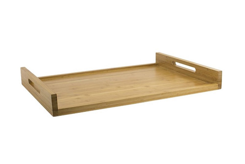 Bamboo Straight Handled Room Service Tray