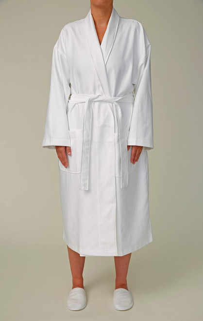 Chamois Diamond Microfiber Shawl Bathrobe