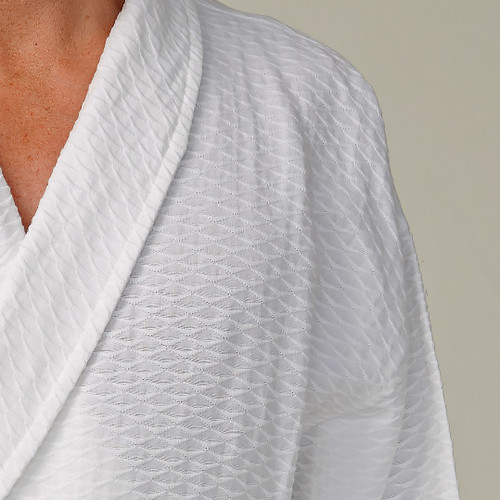 Lightweight Shell Waffle Shawl Bathrobe