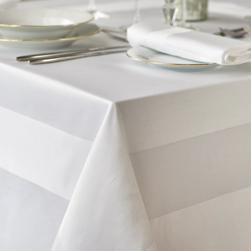 Satin Band Tablecloth 60% ELS Cotton/40% Polyester, 4 Hems