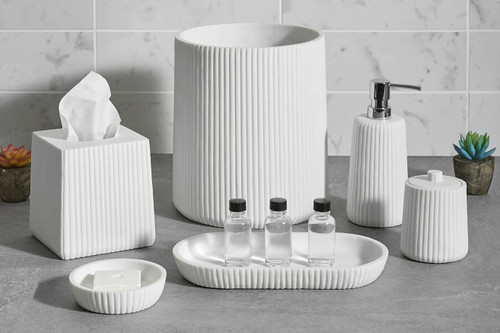 The Classic White Ceramic Bath Accessories