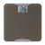 Precision Digital Glass Bath Scale, Taupe with Stainless Steel Accents