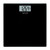 Digital Glass Bathroom Scale with Black Finish