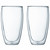 Pavina Double Wall Glass Large Set 15oz Set