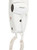 Jerdon Wall Mount Hair Dryer 1600W Plug In White