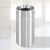 Funnel Top 16 Gal Waste Receptacle Satin Aluminum