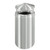 Canopy Top 16 Gal Waste Receptacle Satin Aluminum