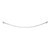 The Crescent® Curved 5' Adjustable Mounted Shower Rod, Bright