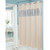 8 Gauge Vision Hookless® Shower Curtains, Beige