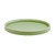 Round Leatherette 12" Tray in Mist Green