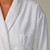 Chamois Grid Microfiber Shawl Bathrobe, Plush Lined