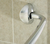 60" Satin Stainless Steel Curved Shower Rod, Flanges Included