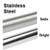 Satin Stainless Steel Rod, Multiple Sizes Available