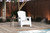 Suncast Adirondack Chair with Storage, White