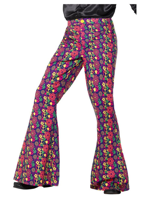 MENS/DECADES/1960S/PSYCHEDELIC FLARED TROUSERS