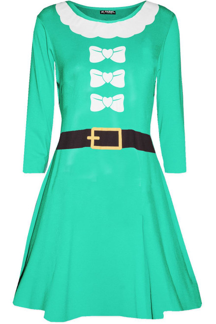 WOMAN/CHRISTMAS/SANTA ELF DRESS 