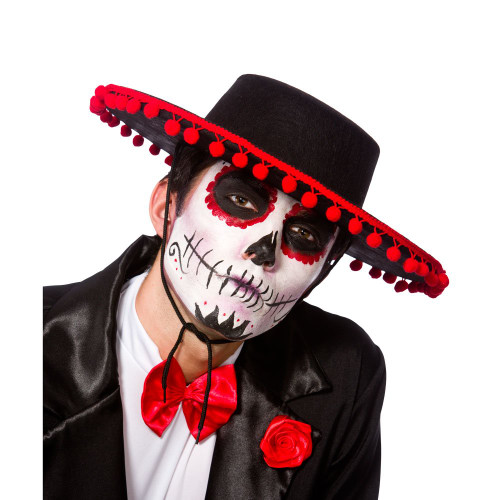 ACCESSORIES/HATS & HEADBANDS/SPANISH HAT/DAY OF THE DEAD