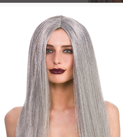 WIG/LONG/GREY WIG 