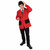 MENS/DECADES/1950'S/ RED TEDDY BOY SUIT