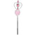 ACCESSORIES/PROPS/ Pink Marabou Trim Wand with Gems