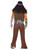 MENS/HALLOWEEN/ Zombie 60s Hippie Costume, Multi-Coloured