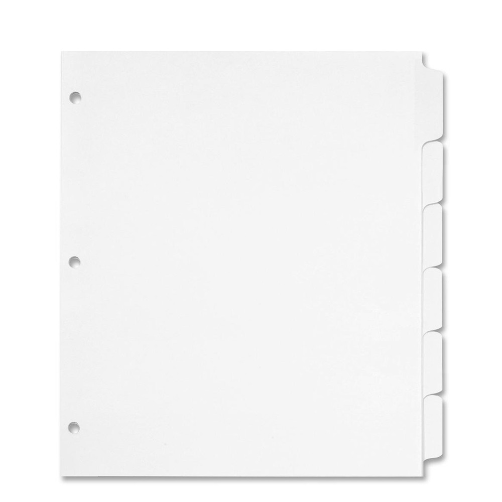 Tab Dividers for Full Size 8.5x11 3 Ring Binders