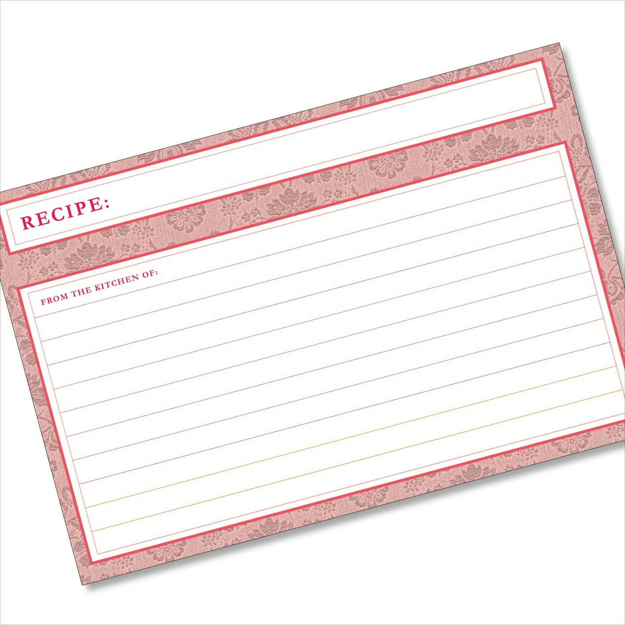 Prntable Recpe Cards, Antque Vntage Desgn, 4x6 - Etsy