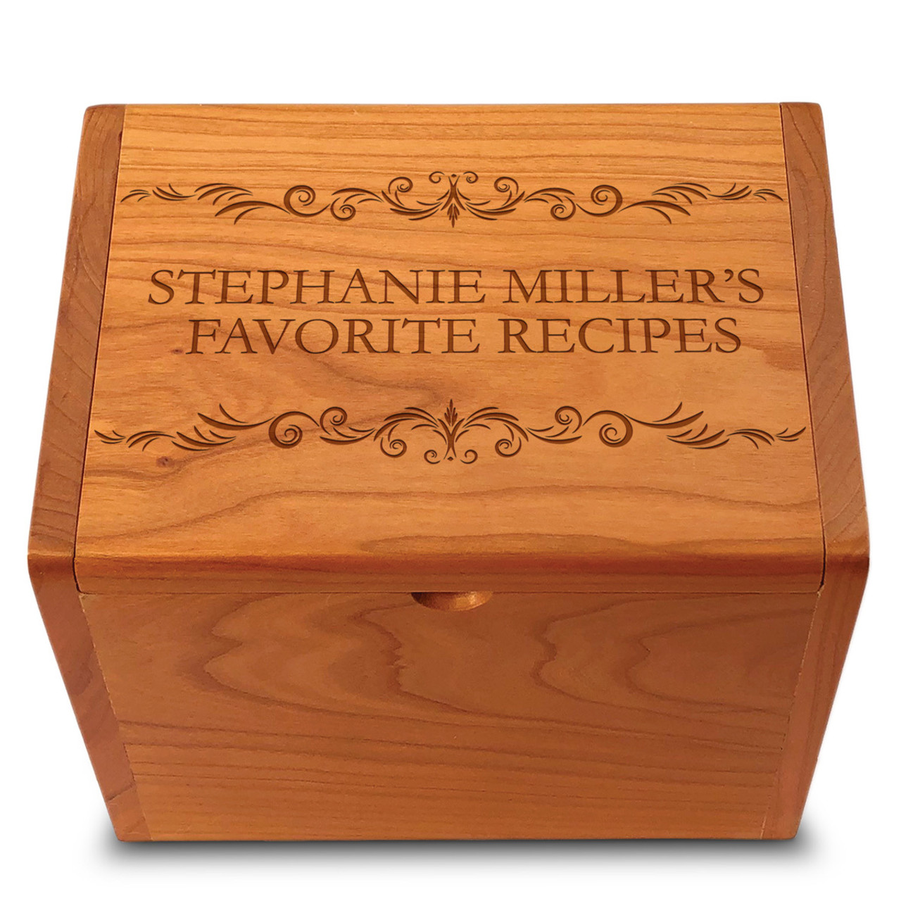 Wooden Storage Box with Dividers, Photos Letters Cards Birthday Christmas  Cards