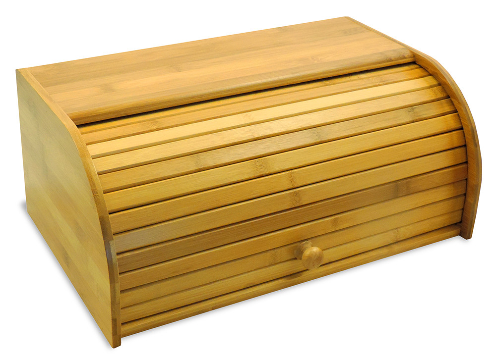 Rolltop Breadbox Bamboo - Thumbnail 4