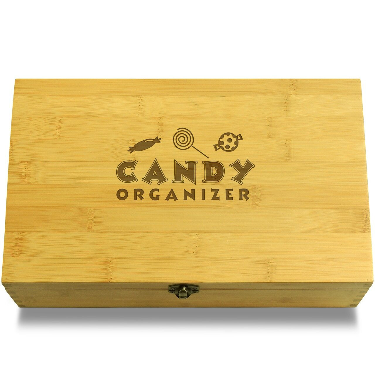 Candy Graphic Multikeep Box Bamboo Wood Organizer