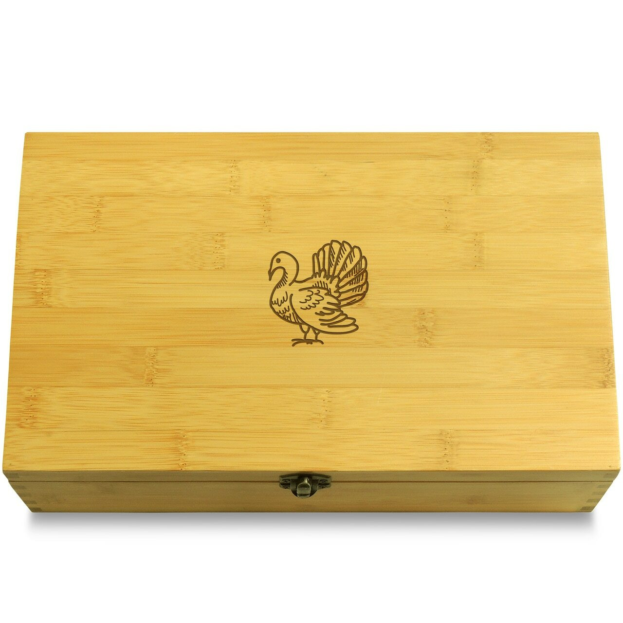 Turkey Redneck Multikeep Box Adjustable Bamboo Wood Organizer