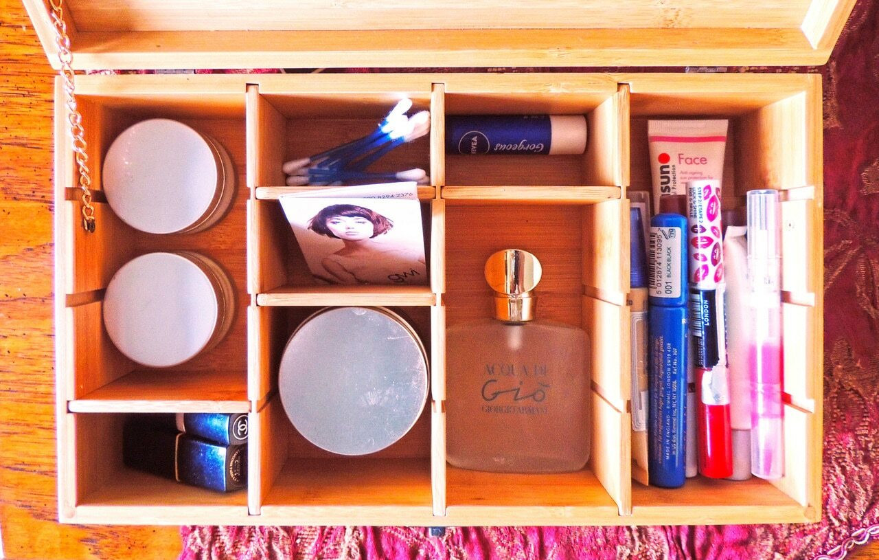 Sexytime Sex Multikeep Box Adjustable Bamboo Wood Organizer