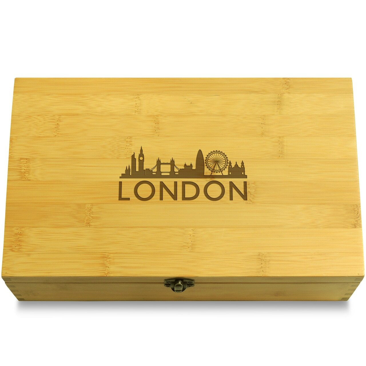 London Europe Multikeep Box Adjustable Bamboo Wood Organizer - Buy
