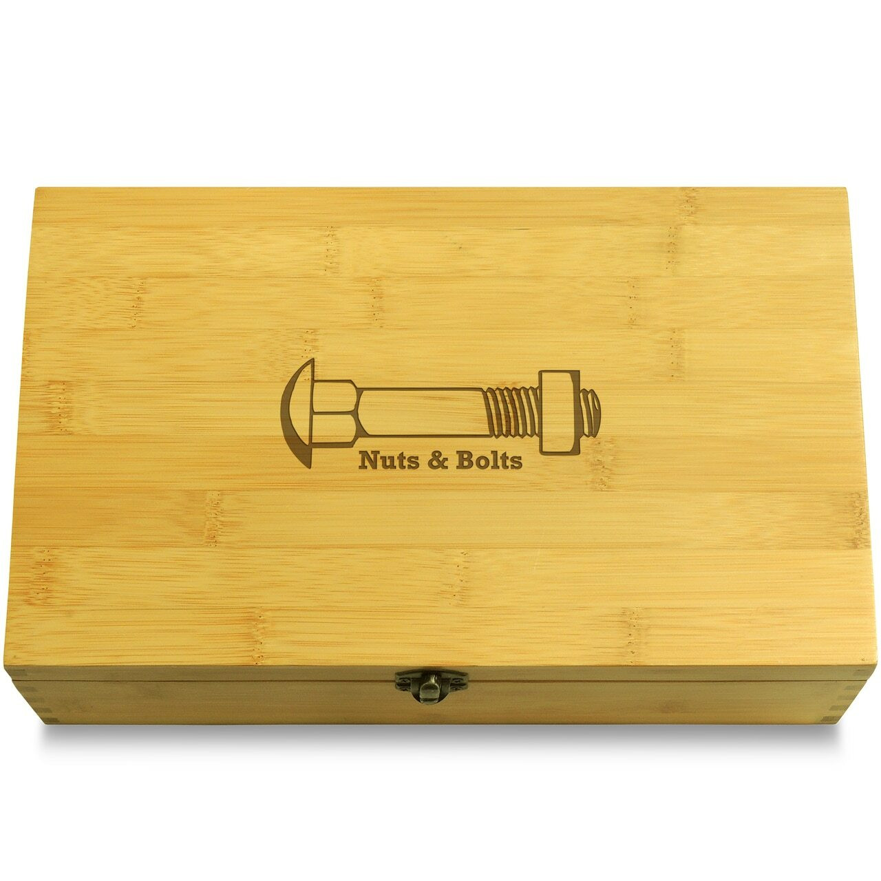 Nuts & bolts Workshop Multikeep Box Adjustable Bamboo Wood