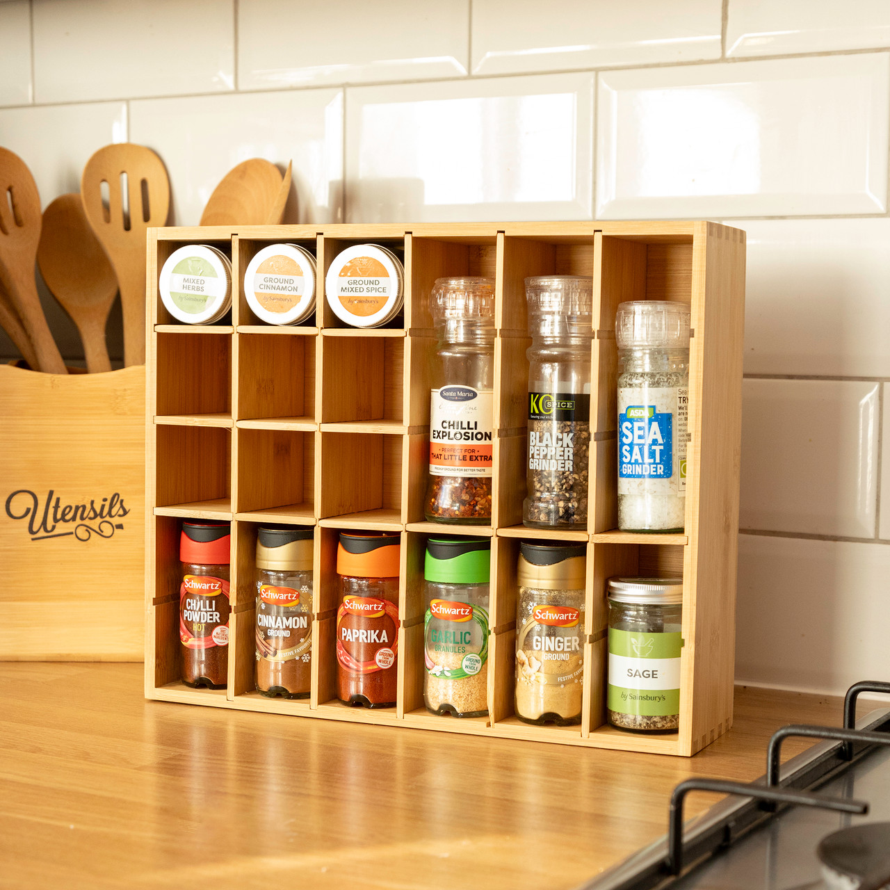 SPICE OF LIFE ディスプレイスパイラルシェルフ Amazon.com - Spicy Shelf Spicy Life's Deluxe - Expandable Spice