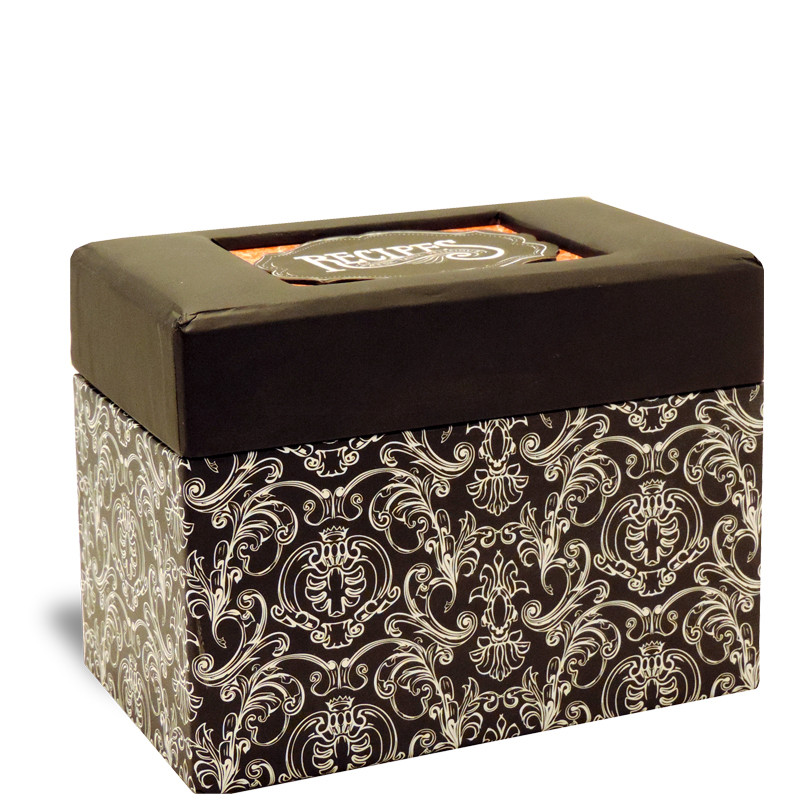 4 x 6 Recipe Box-Savory Eats Recipe Box Warehouse