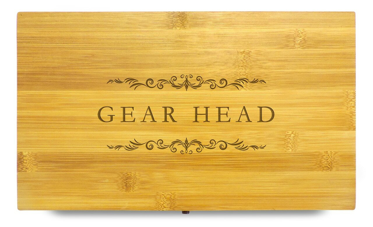 Gearhead Multikeep Box Adjustable Bamboo Wood Organizer Buy