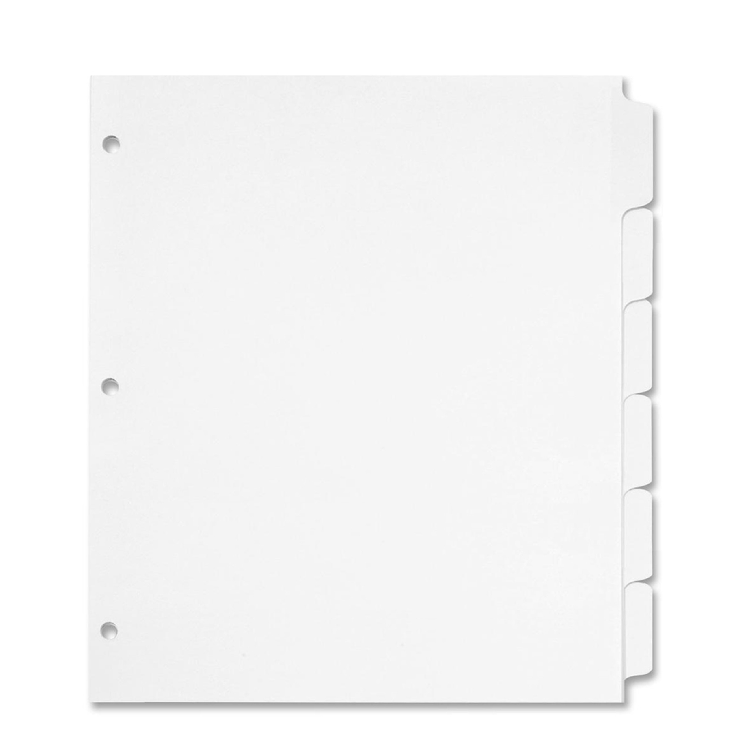 Tab Dividers for Full Size 8.5x11 3 Ring Binders