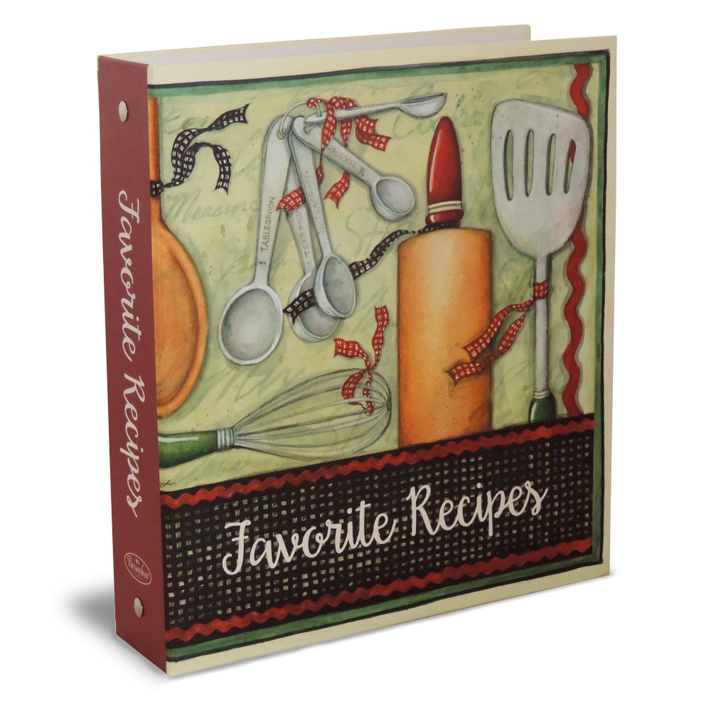 Handmade Leather Recipe Binder Made in America