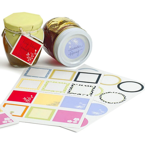 Jar or Tin Gift Labels - Round & Square Variety
