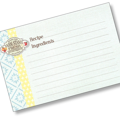 4x6 Farm Stand Recipe Cards – 40-Pack, Lined, Made in USA - View 3