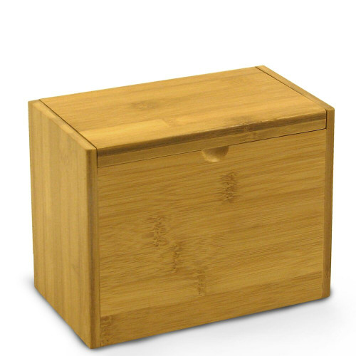 4x6 Unengraved Bamboo Recipe Card Box
