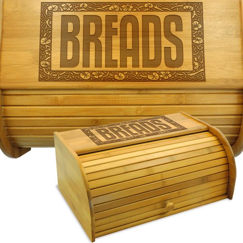 Ivy Wood Bread Bin