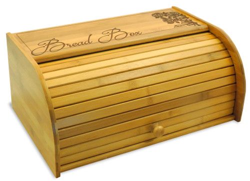 Rose Ribbon Bamboo Breadbin