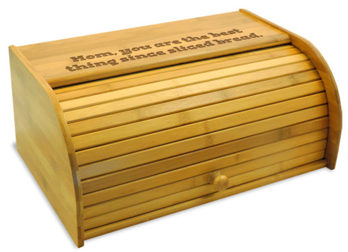 Sliced Bread Wood Bread Box