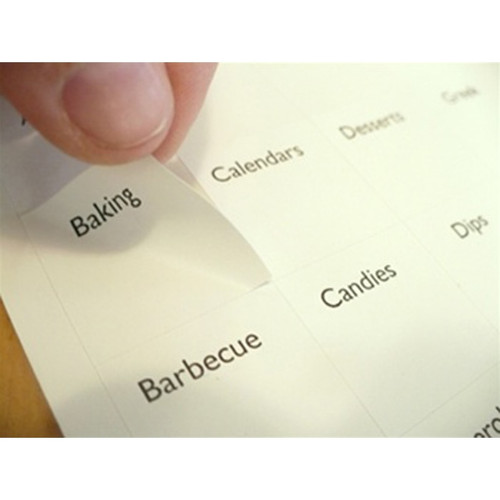 Tab Divider Labels for Recipe Binders & Boxes